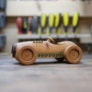 Handmade Wooden F1 Race Car