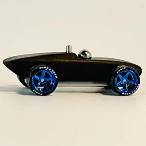 Handcrafted Ebony Wood Open Wheel Race Car